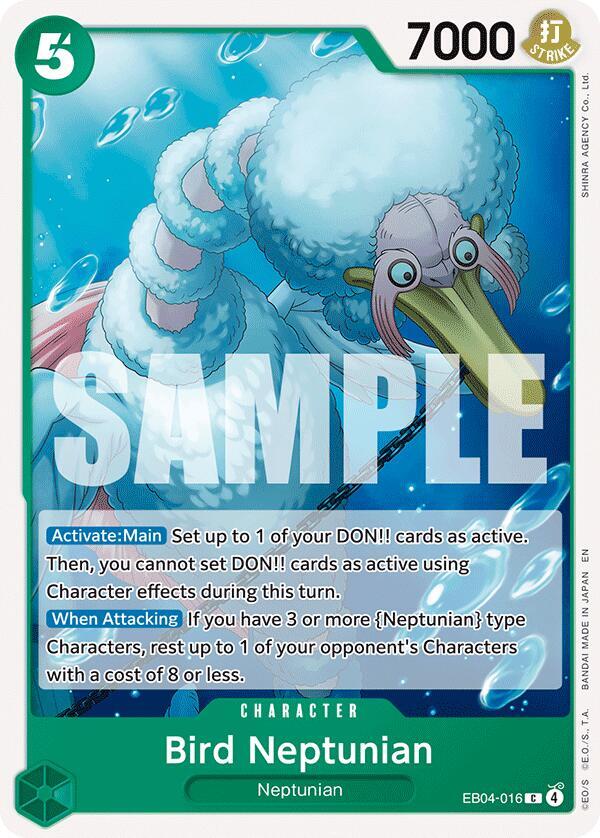 Bird Neptunian EB04-016 (The Azure Sea's Seven) 