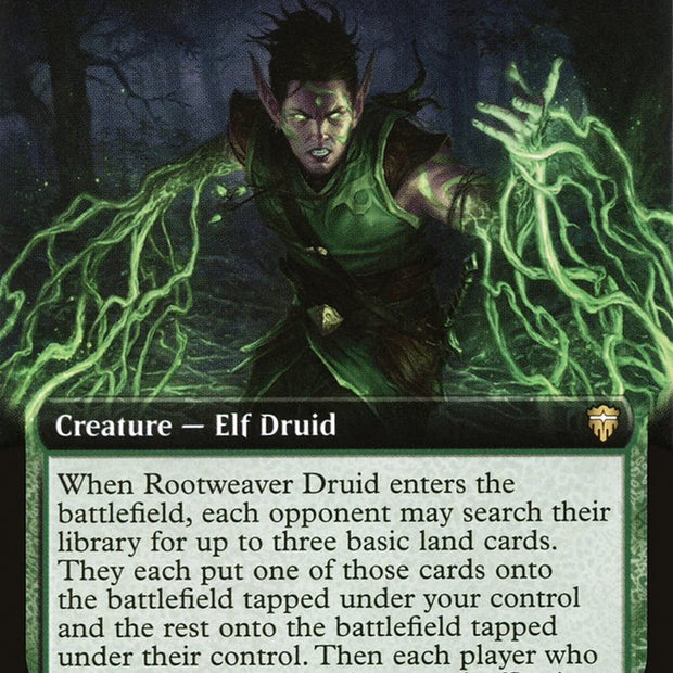 Rootweaver Druid 684 (Commander Legends)  - Extended Art