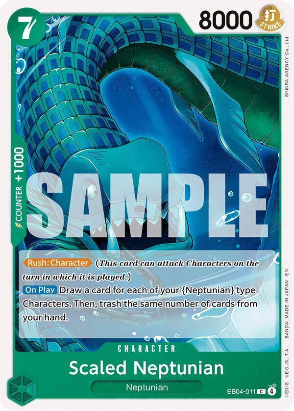 Scaled Neptunian EB04-011 (The Azure Sea's Seven) 