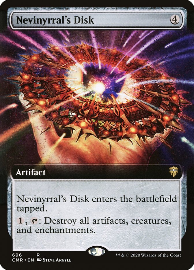 Nevinyrral's Disk 696/361 (Commander Legends)  - Extended Art