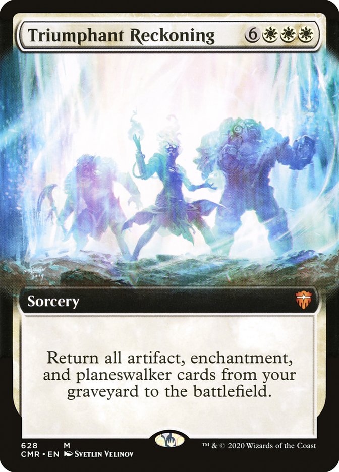 Triumphant Reckoning 628 (Commander Legends)  - Extended Art