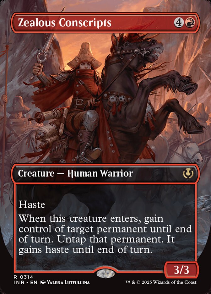 Zealous Conscripts 314/287 (Innistrad Remastered)  - Borderless Foil