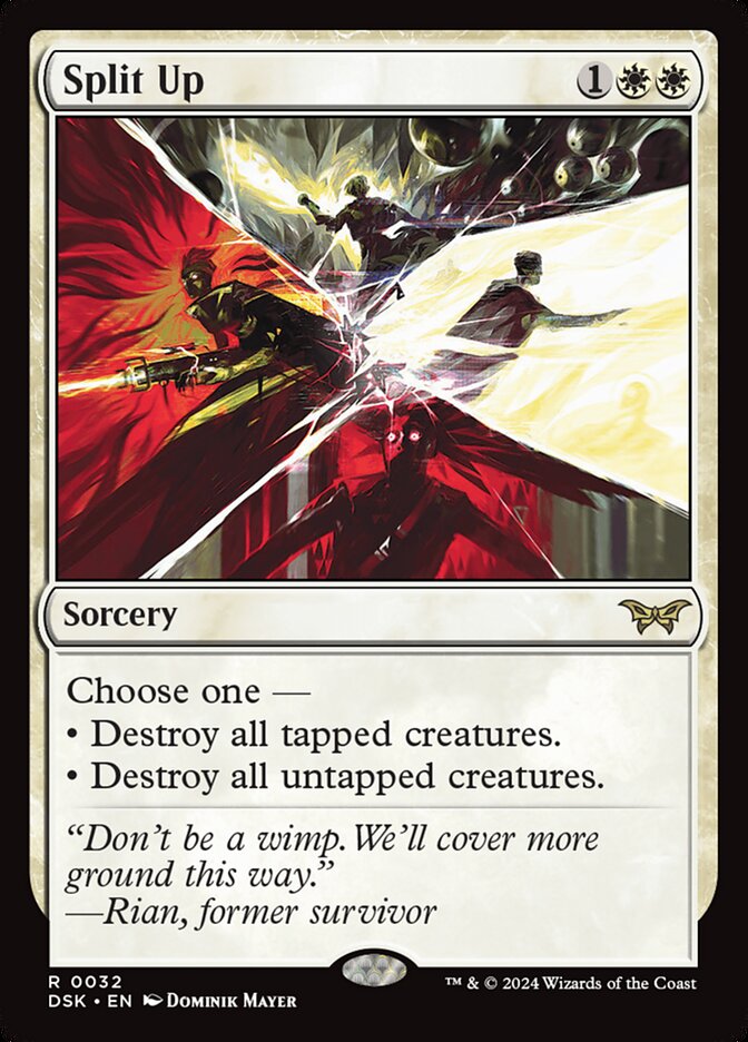 Split Up 32 (Duskmourn: House of Horror)  - Foil