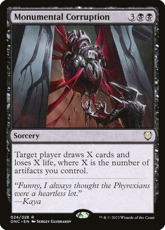 Monumental Corruption 24 (Commander: Phyrexia: All Will Be One) 