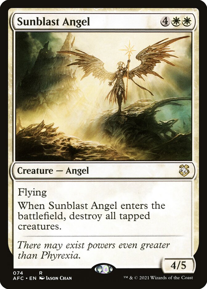 Sunblast Angel 74/62 (Commander: Adventures in the Forgotten Realms) 