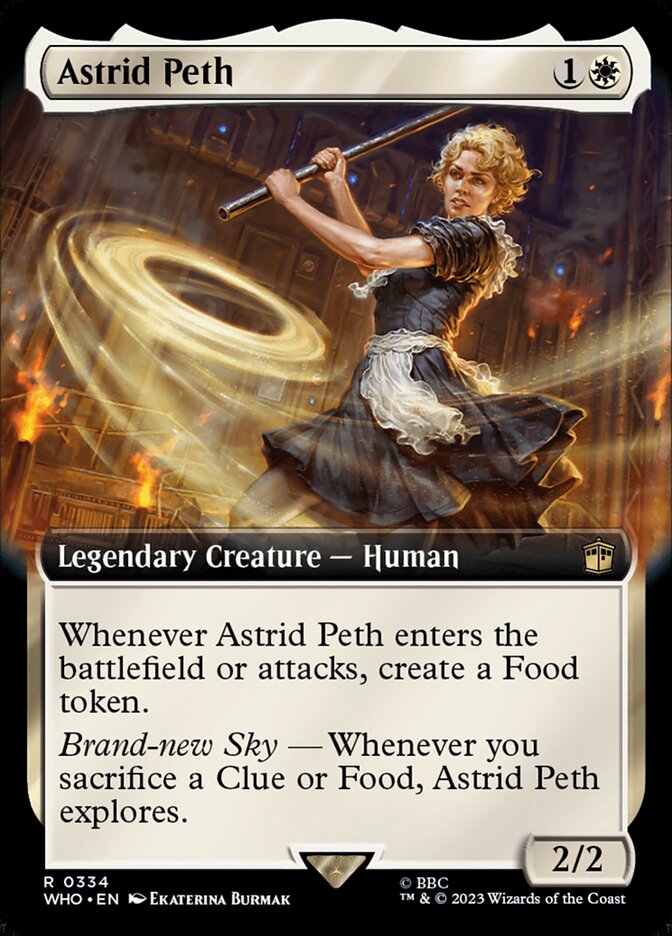 Astrid Peth 334/331 (Universes Beyond: Doctor Who)  - Extended Art Foil