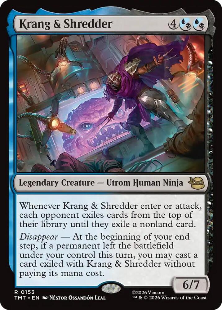 Krang and Shredder 153 (Teenage Mutant Ninja Turtles)  - Foil