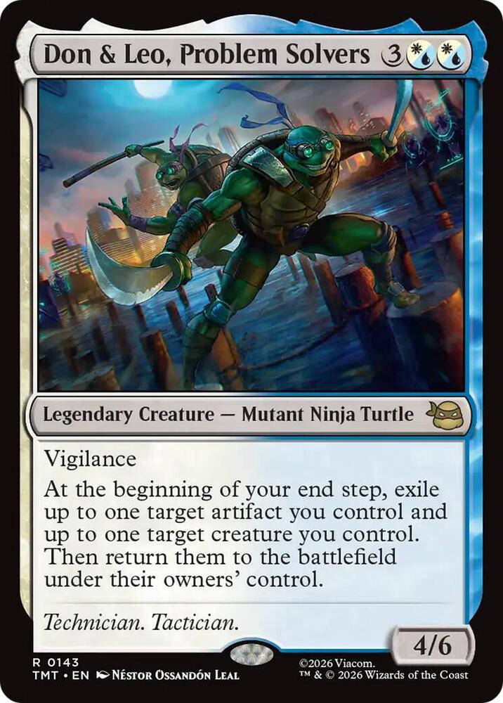 Don and Leo, Problem Solvers 143/260 (Teenage Mutant Ninja Turtles)  - Foil
