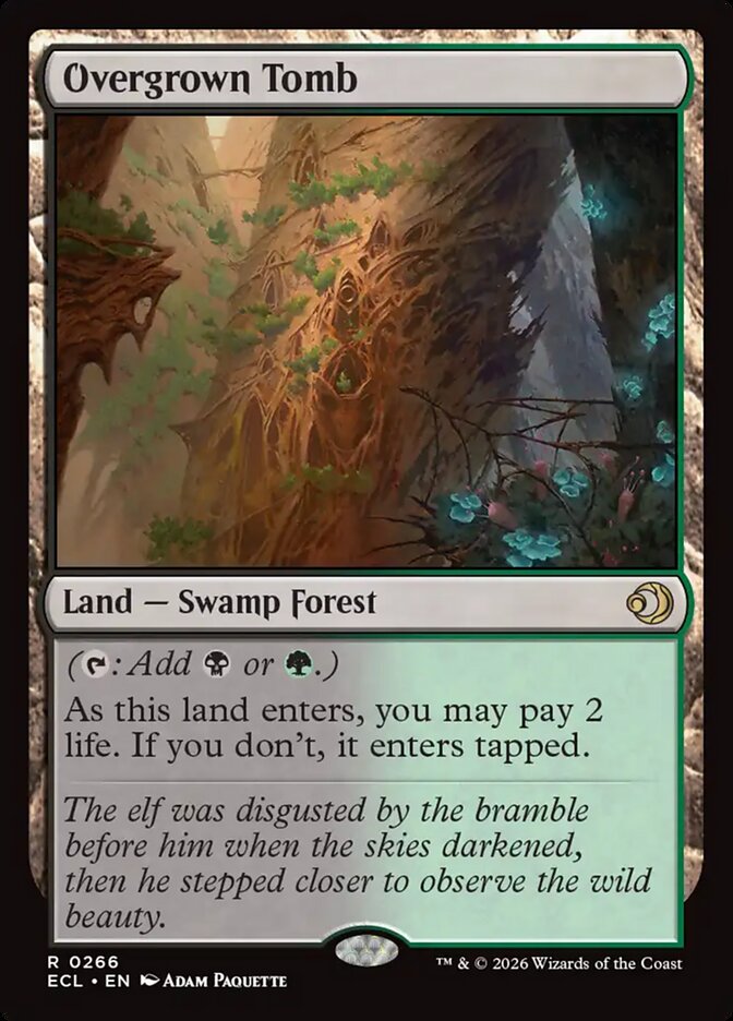 Overgrown Tomb 266 (Lorwyn Eclipsed)  - Foil
