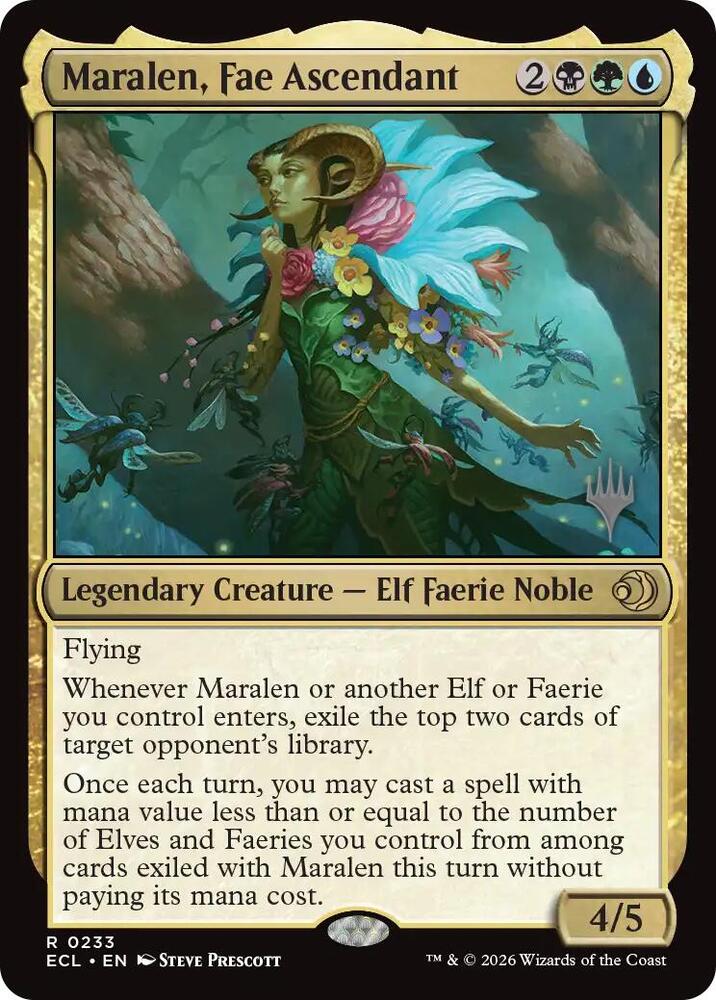 Maralen Fae Ascendant 233 (Promo Pack: Lorwyn Eclipsed) 