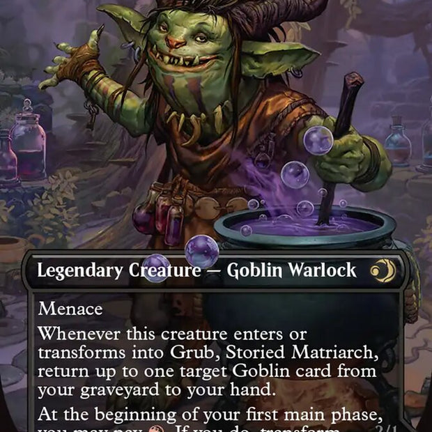 Grub Storied Matriarch Borderless 289 (Lorwyn Eclipsed) 