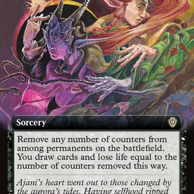 Eventide's Shadow  28/176 (Commander: Lorwyn Eclipsed)  - Extended Art