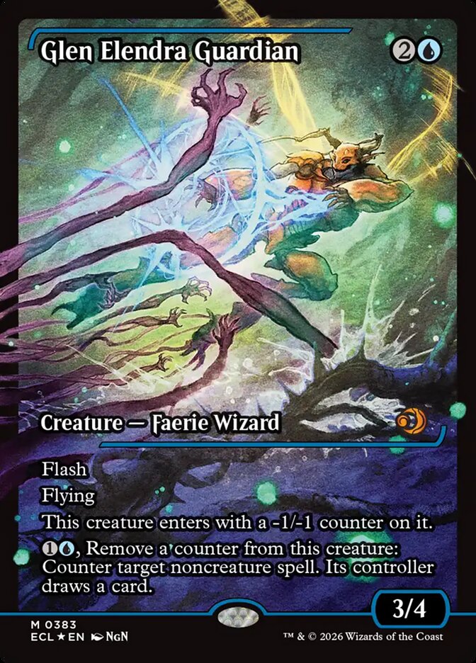 Glen Elendra Guardian 383 (Lorwyn Eclipsed)  - Showcase Foil