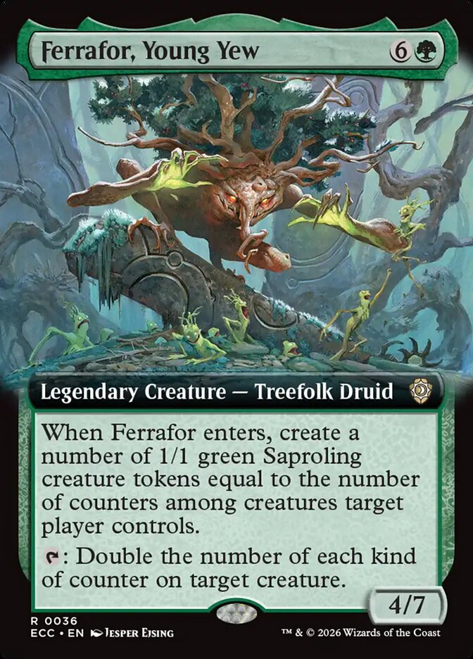 Ferrafor, Young Yew  36/176 (Commander: Lorwyn Eclipsed)  - Extended Art