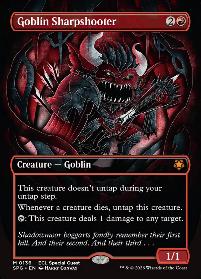 Goblin Sharpshooter 136 (Special Guests)  - Borderless Foil