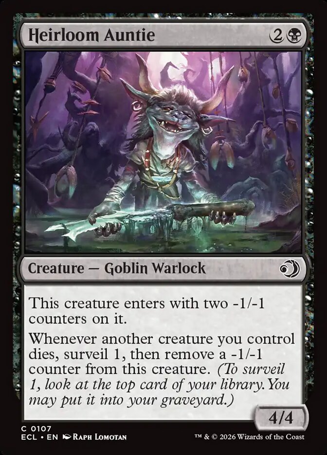Heirloom Auntie 107/273 (Lorwyn Eclipsed)  - Foil