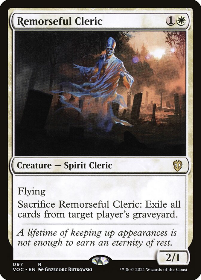 Remorseful Cleric 97/38 (Commander: Innistrad: Crimson Vow) 