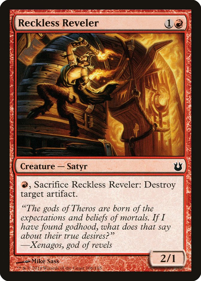 Reckless Reveler 106/165 (Born of the Gods) 