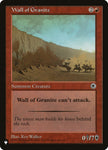 Wall of Granite POR-155/5075 (The List Reprints) 