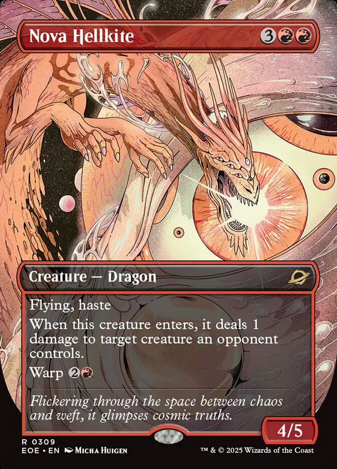 Nova Hellkite 309 (Edge of Eternities)  - Borderless