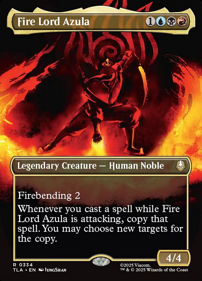 Fire Lord Azula  334 (Avatar: The Last Airbender)  - Borderless Foil