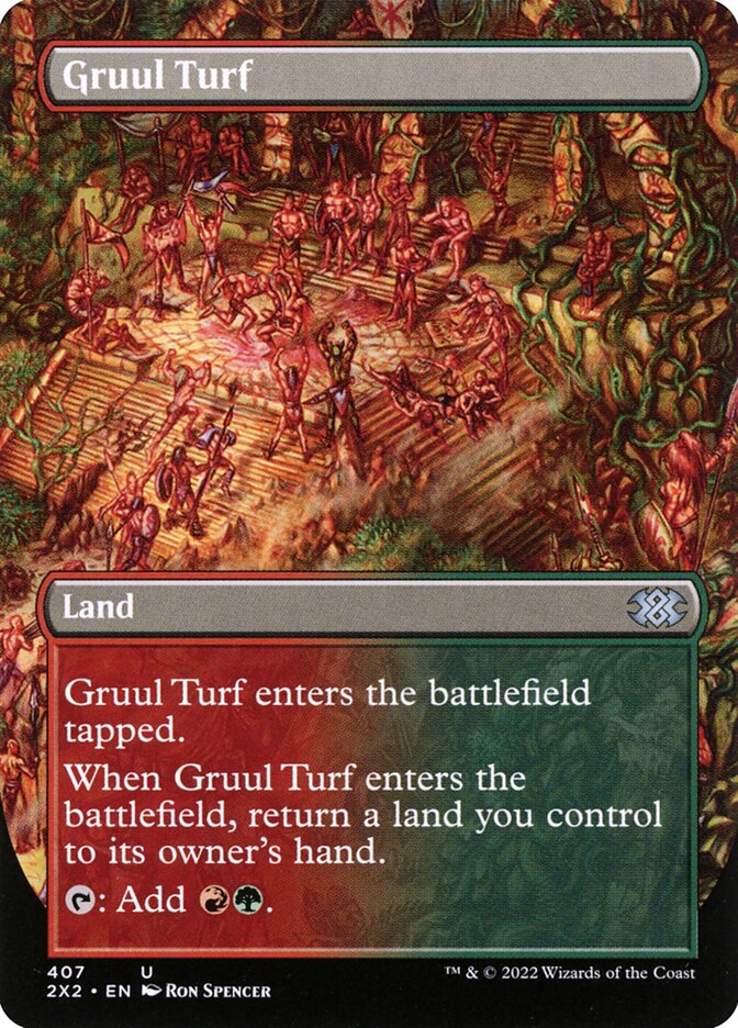 Gruul Turf 407/331 (Double Masters 2022)  - Foil