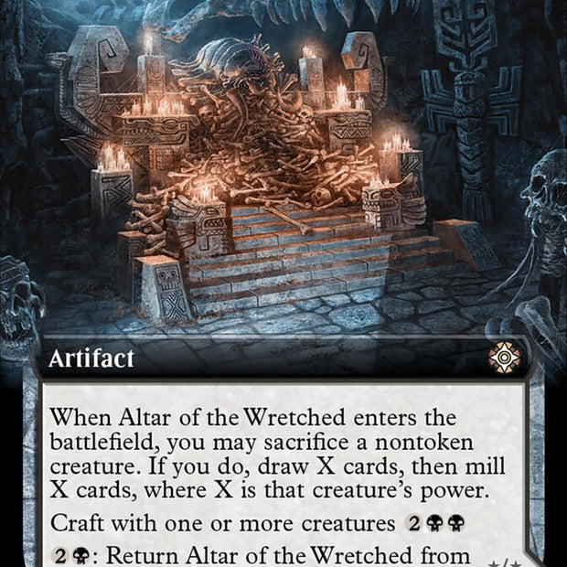 Altar of the Wretched // Wretched Bonemass 22 (Commander: The Lost Caverns of Ixalan)  - Foil