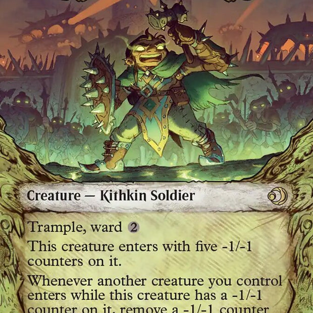 Bristlebane Battler  325 (Lorwyn Eclipsed)  - Showcase Foil