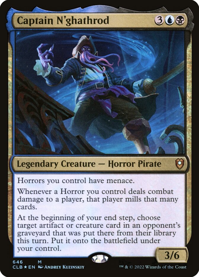 Captain Nghathrod 646 (Commander Legends: Battle for Baldur's Gate)  - Foil