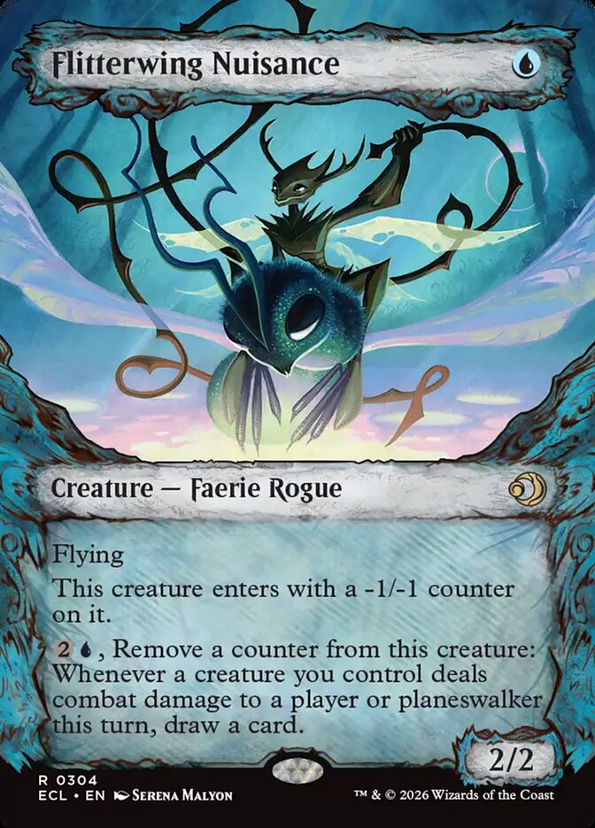 Flitterwing Nuisance  304 (Lorwyn Eclipsed)  - Showcase Foil