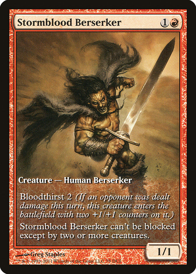 Stormblood Berserker 156 (Game Day & Store Championship Promos)  - Full Art