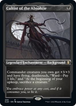 Cultist of the Absolute Foil Etched 495 (Commander Legends: Battle for Baldur's Gate)  - Foil