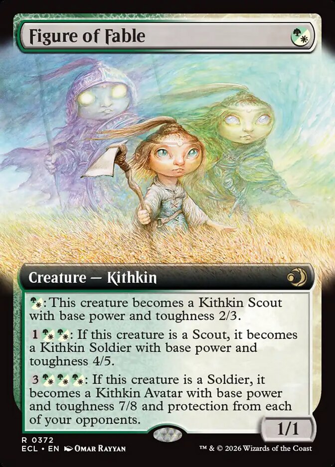 Figure of Fable 372/273 (Lorwyn Eclipsed)  - Extended Art