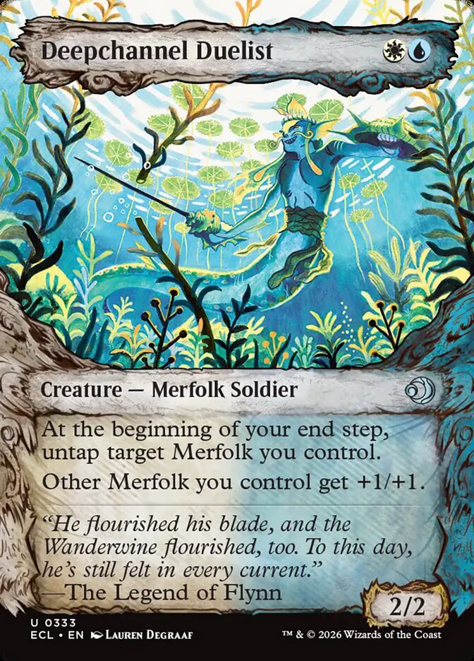 Deepchannel Duelist 333/273 (Lorwyn Eclipsed)  - Showcase Foil