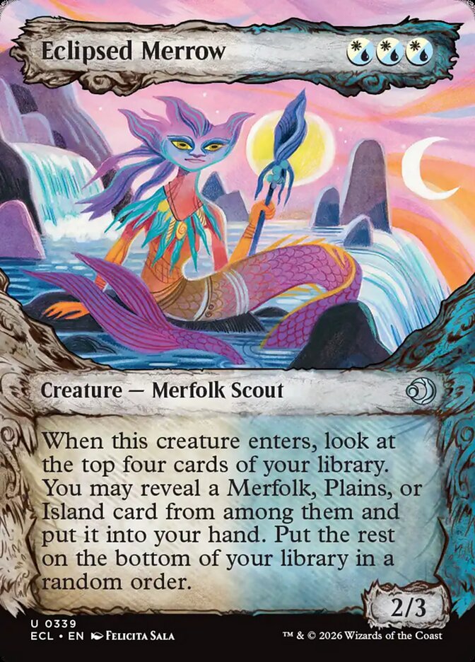 Eclipsed Merrow  339/273 (Lorwyn Eclipsed)  - Showcase Foil