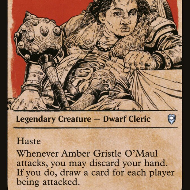 Amber Gristle O'Maul 395 (Commander Legends: Battle for Baldur's Gate)  - Foil