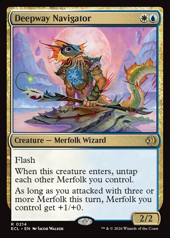 Deepway Navigator 214 (Lorwyn Eclipsed)  - Foil