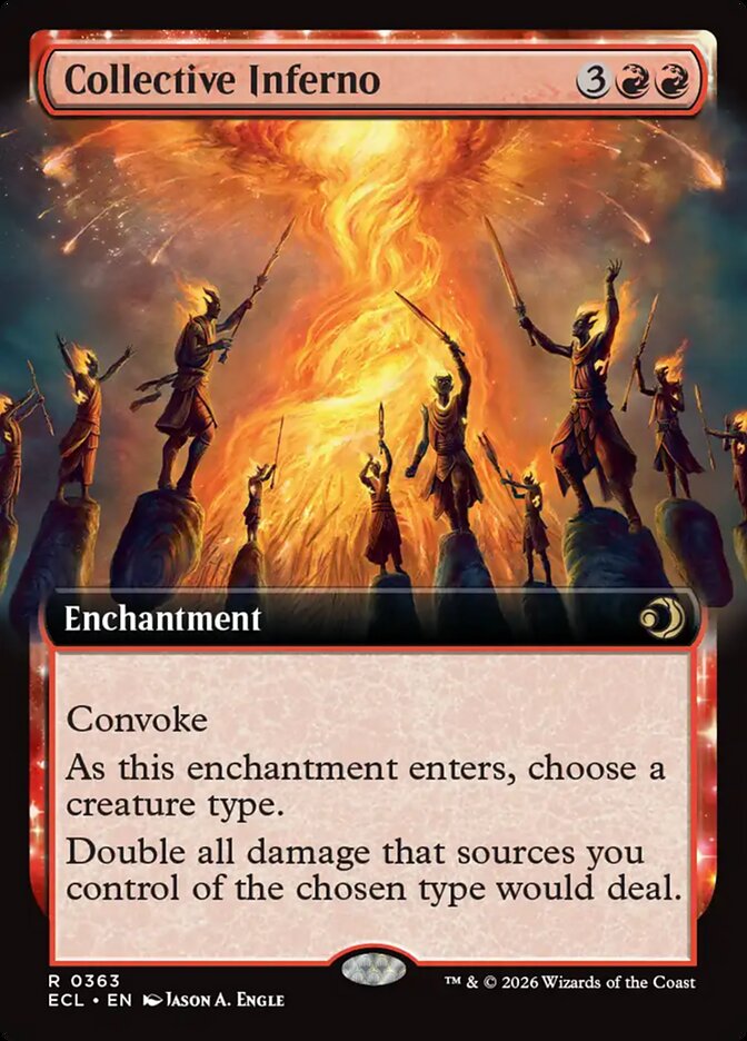 Collective Inferno 363 (Lorwyn Eclipsed)  - Extended Art