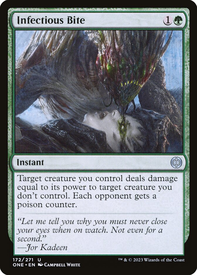 Infectious Bite 172/271 (Phyrexia: All Will Be One)  - Foil