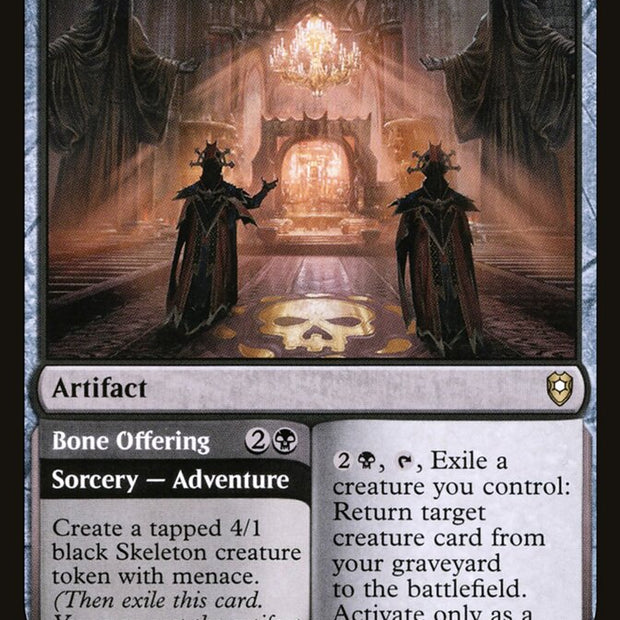 Altar of Bhaal // Bone Offering 109 (Commander Legends: Battle for Baldur's Gate) 