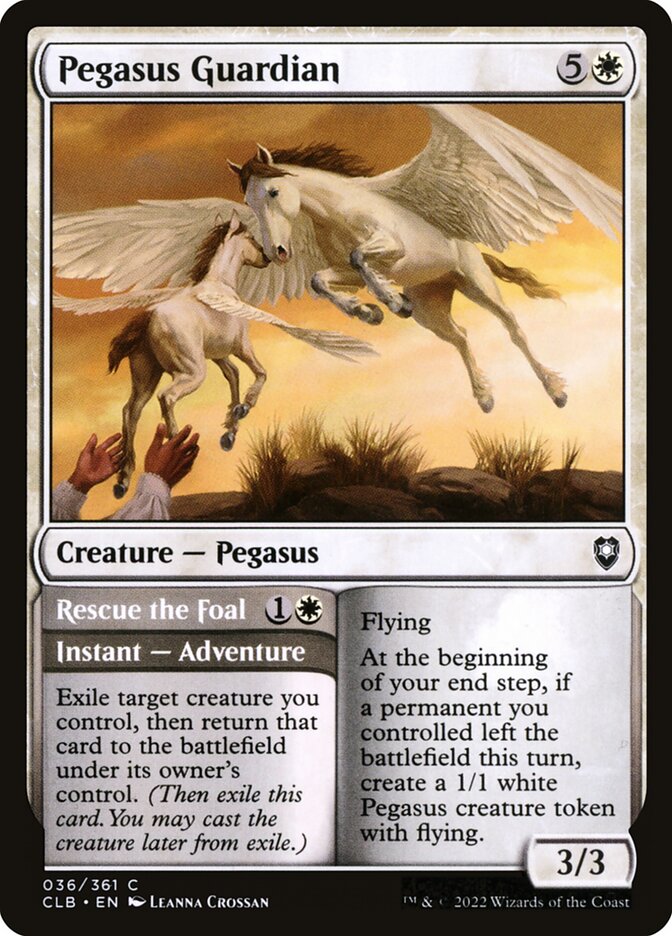Pegasus Guardian 36 (Commander Legends: Battle for Baldur's Gate)  - Foil