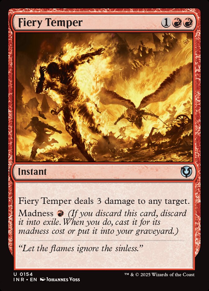 Fiery Temper 154 (Innistrad Remastered) 
