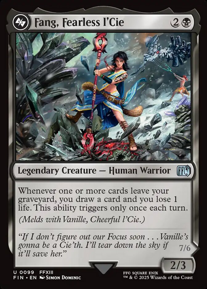 Fang, Fearless l'Cie 99 (FINAL FANTASY)  - Foil