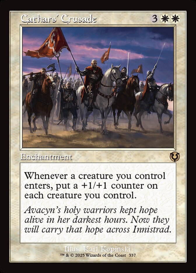 Cathars' Crusade 337 (Innistrad Remastered)  - Retro Foil
