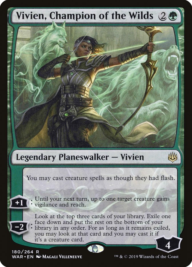 Vivien, Champion of the Wilds 180/264 (War of the Spark) 