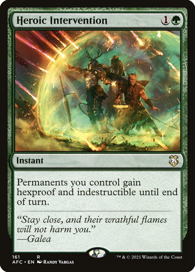 Heroic Intervention 161/62 (Commander: Adventures in the Forgotten Realms) 