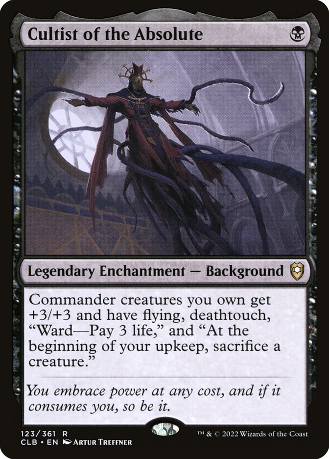 Cultist of the Absolute 123 (Commander Legends: Battle for Baldur's Gate) 