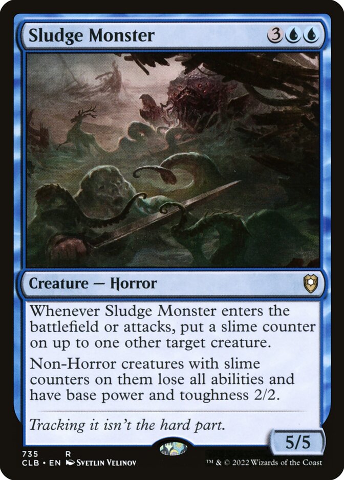Sludge Monster 735/361 (Commander Legends: Battle for Baldur's Gate) 