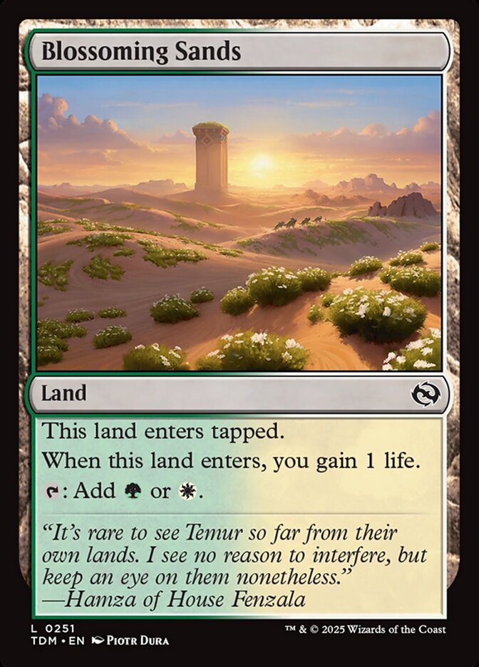 Blossoming Sands 251/291 (Tarkir: Dragonstorm)  - Foil
