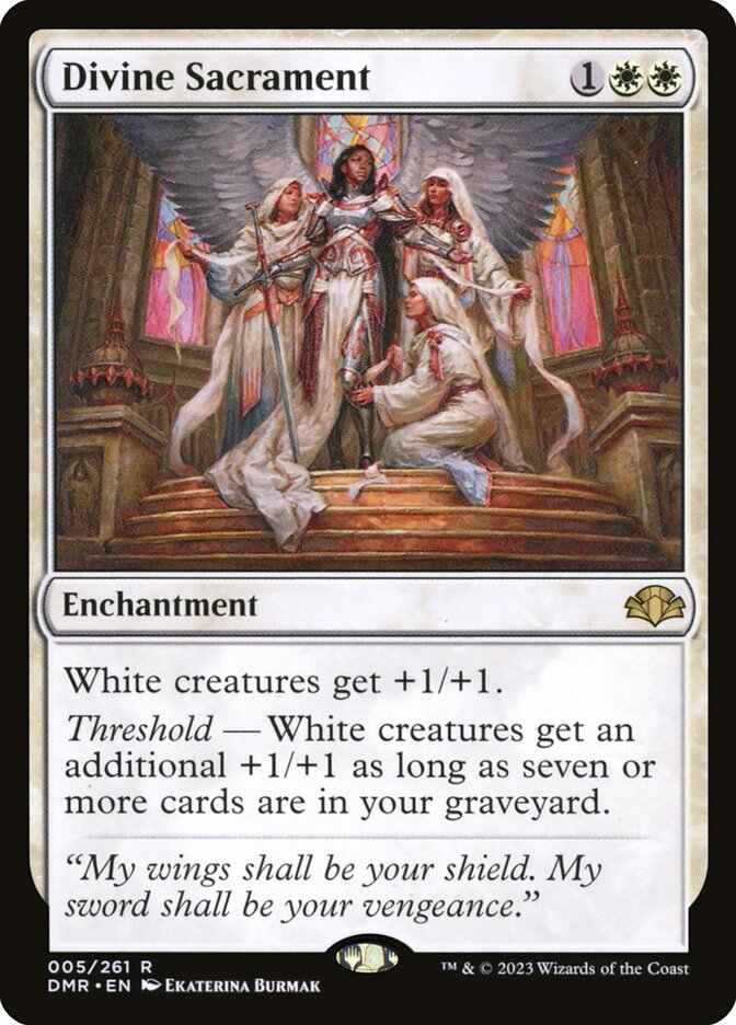 Divine Sacrament 5/261 (Dominaria Remastered) 